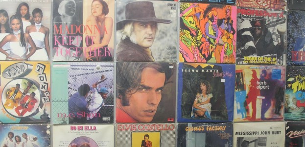 College Radio Watch: Was College Radio the Best Time of Your Life? Albums at Hunter College radio station. Photo: J. Waits