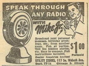 Vintage Radio Ad Courtesy Jose Fritz