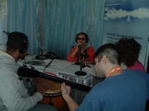 WLIU-BK Broadcasting from CMJ Exhibitor's Lounge