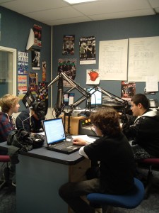 DJs at Glenbrook South High School Radio station WGBK