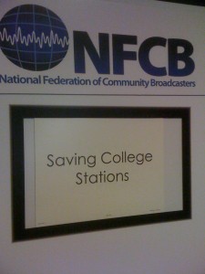 Saving College Radio Stations Panel at NFCB Offered Tips for Stations in Peril