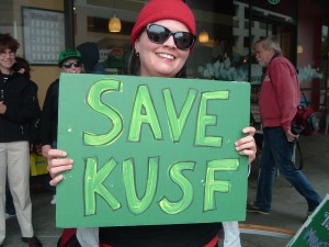 KUSF Supporters Protest at Entercom Headquarters