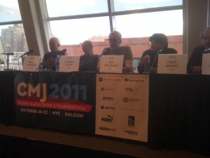 CMJ's "Saving College Radio" panelists (Photo: J. Waits)