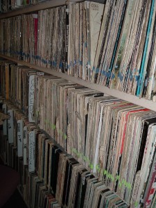 Vinyl Records at KZSU (Photo: J. Waits)