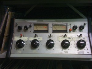 Old WHRC radio console