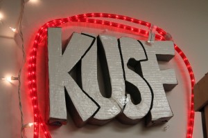 KUSF sign