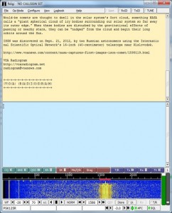 A Radiogram downloaded via shortwave receiver in Italy. 