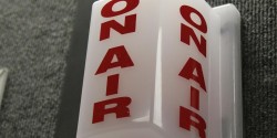 On Air Sign at Urban Knights Radio