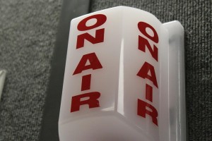 On Air Sign at Urban Knights Radio