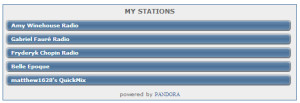 Pandora station export