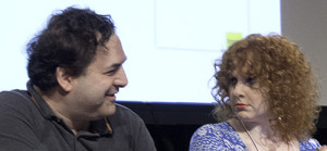 Tom Scharpling and Julie Klausner at RadioVision 2013