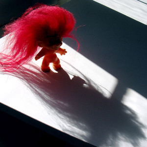 Ominous troll doll