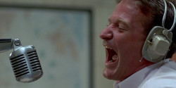 Remembering Robin Williams as Irreverent DJ Adrian Cronauer in Good Morning Vietnam Robin Williams in Good Morning Vietnam