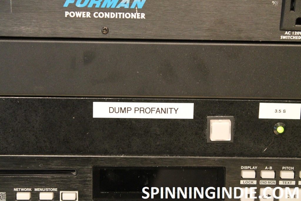 dump button at high school radio station WLTL