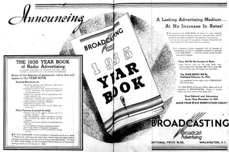 Broadcasting Yearbook 1935