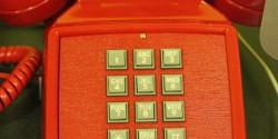 Red phone at college radio station KXSU