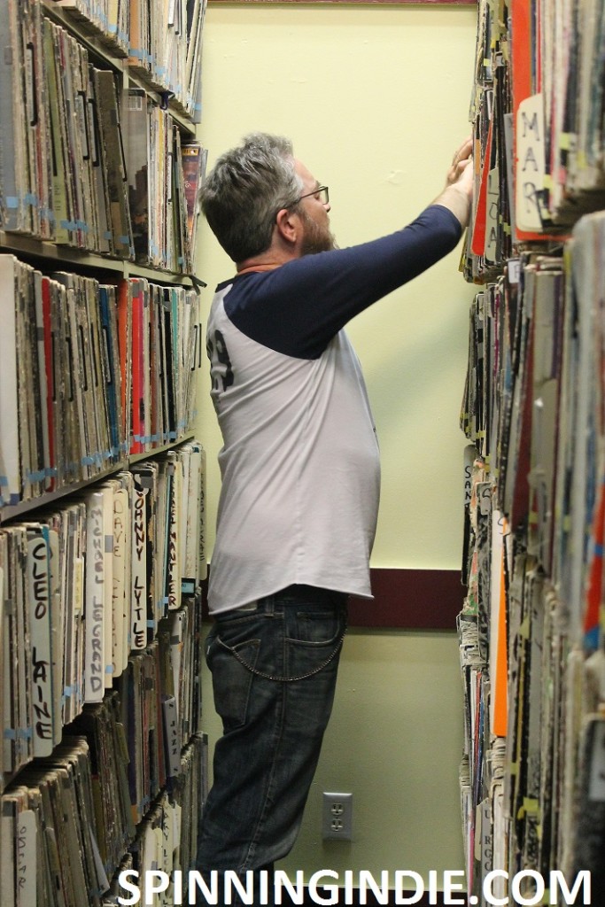 Ted Coe in KCSB record library