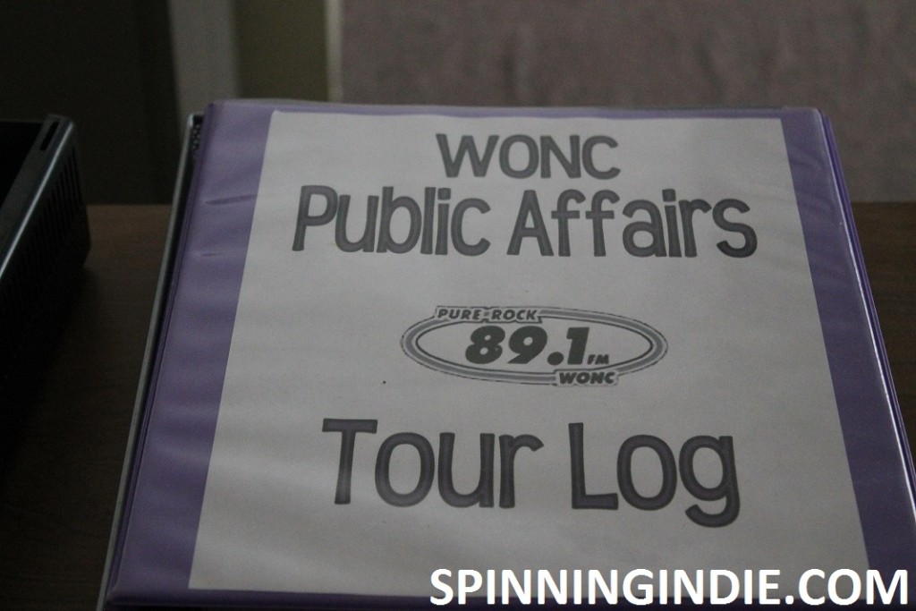 WONC tour log