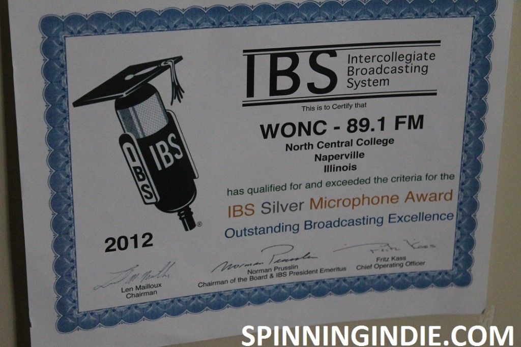 WONC IBS award from 2012