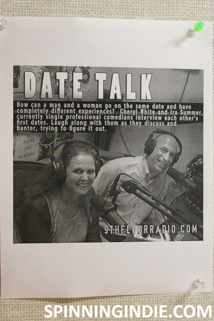 Date Talk flyer at 9th Floor Radio
