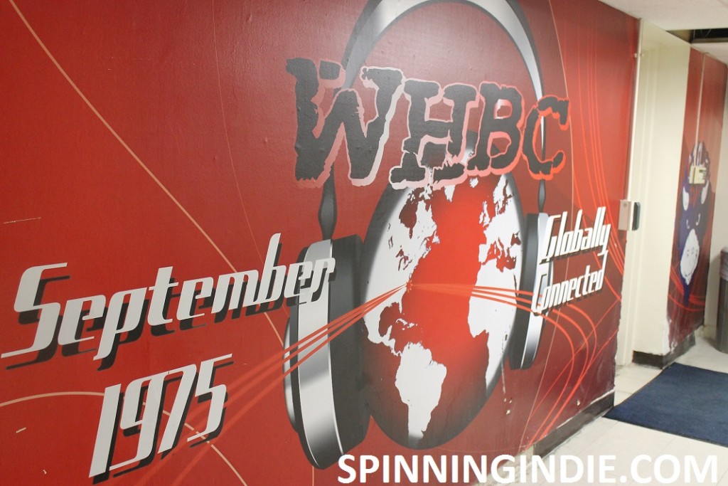 WHBC mural outside the Howard University college radio station