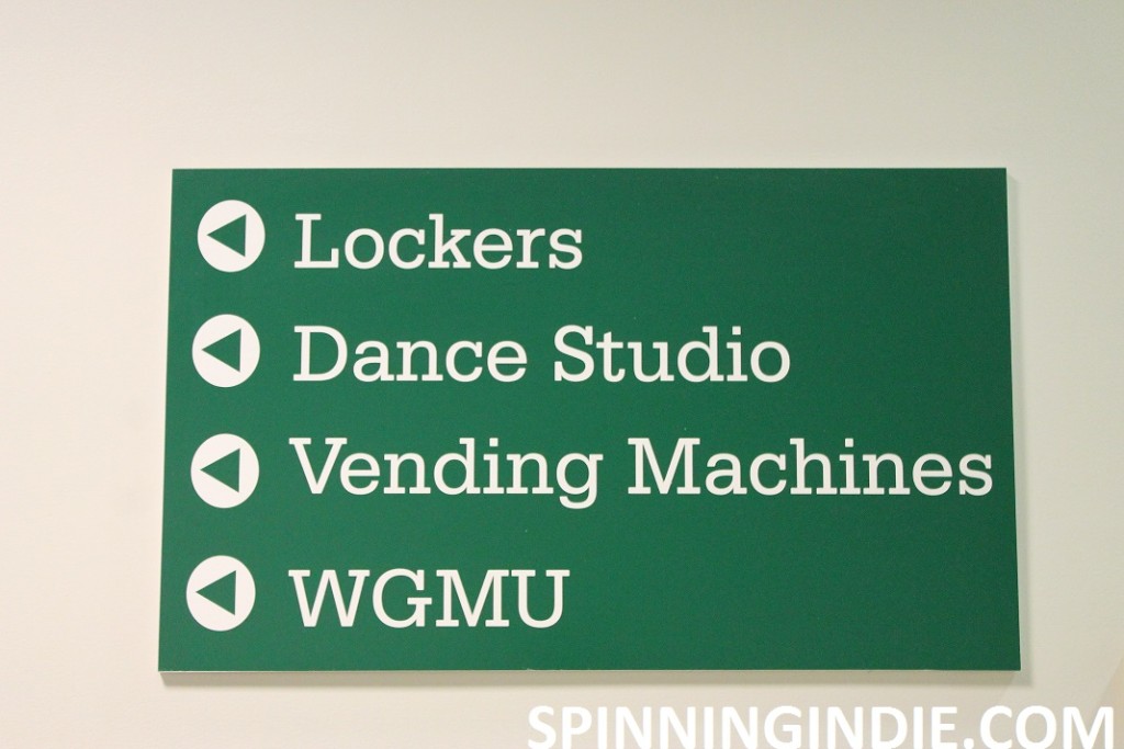 WGMU on sign at George Mason University.