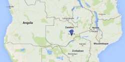 Zambia map