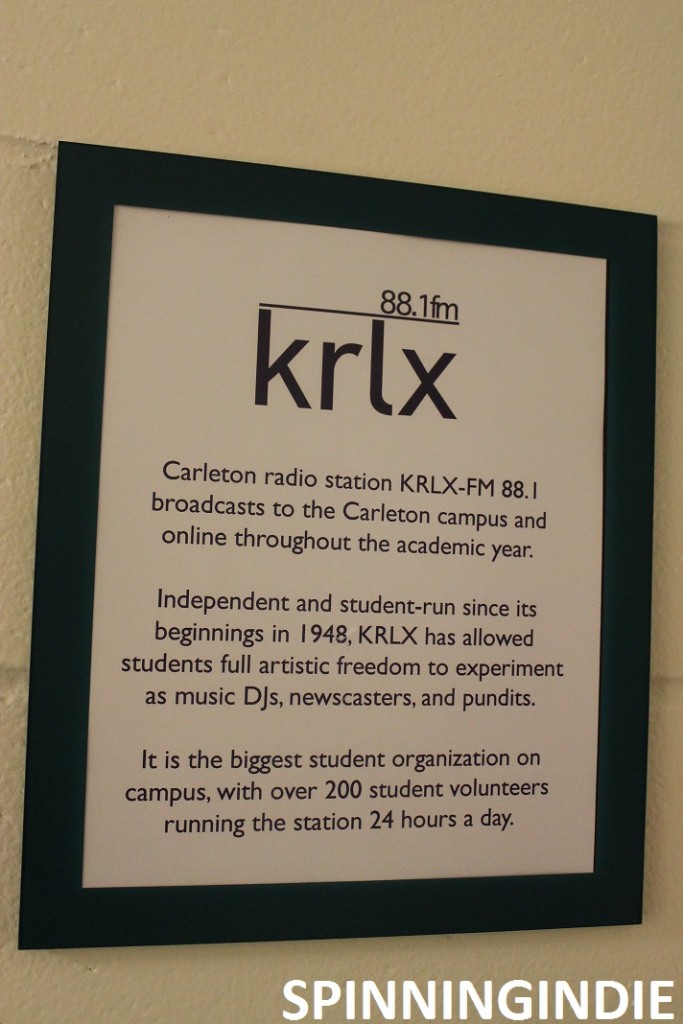 sign outside KRLX describes its past and present