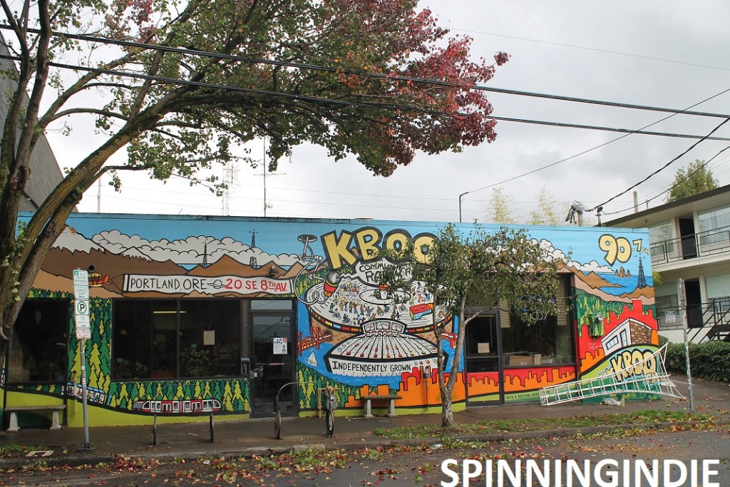 Mural on KBOO building. Photo: J Waits