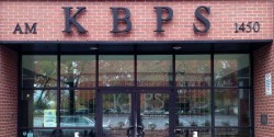 photo of high school radio station KBPS. Photo: J. Waits