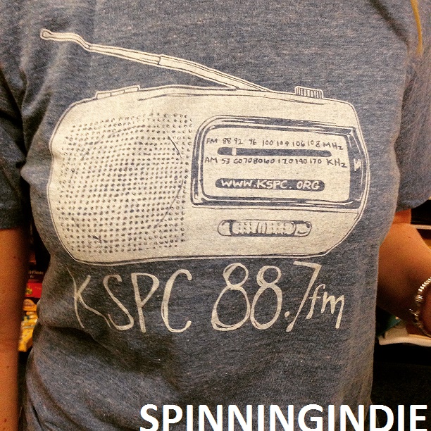 KSPC volunteer sporting a KSPC T-shirt. Photo: J. Waits