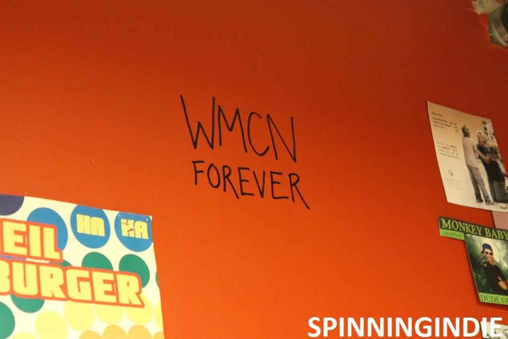 WMCN Forever graffiti at WMCN. Photo: J. Waits