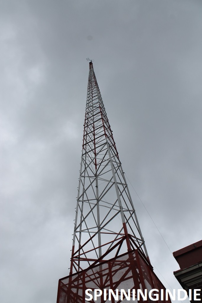 Radio tower at high school radio station KBPS-AM. Photo: J. Waits