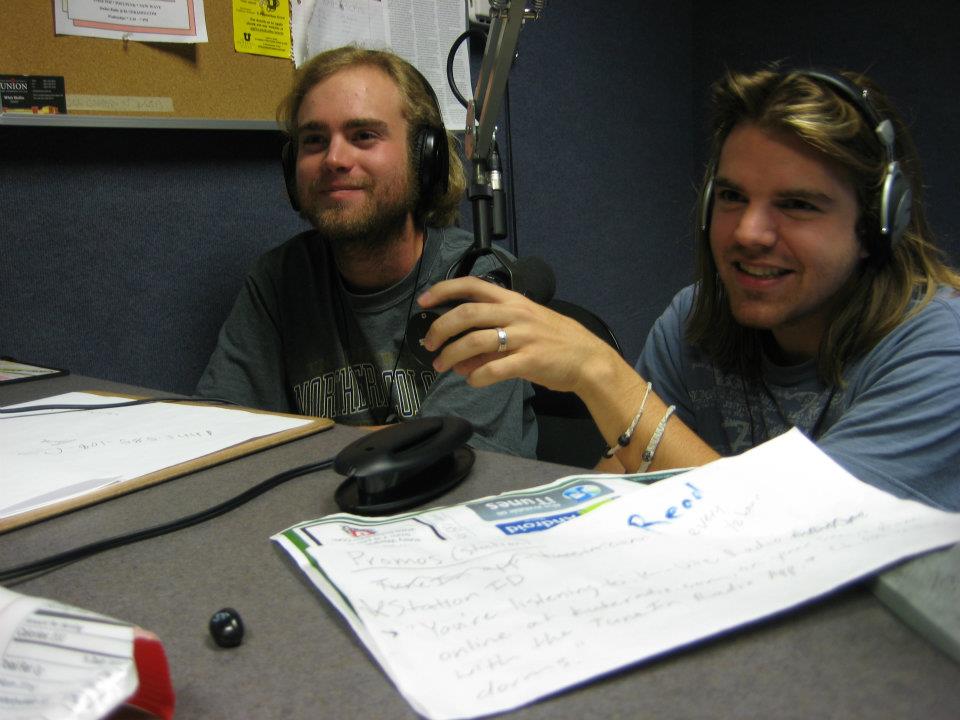 KUTE DJs on the Witching Hour show. Photo: E. O'Brien