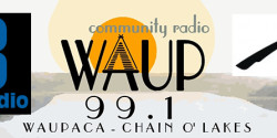 Three LPFM trivia station logos