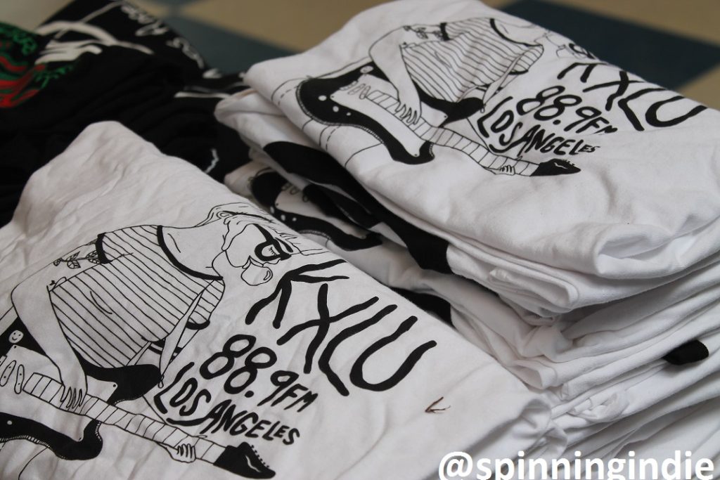 KXLU T-shirts at UCRN conference. Photo: J. Waits