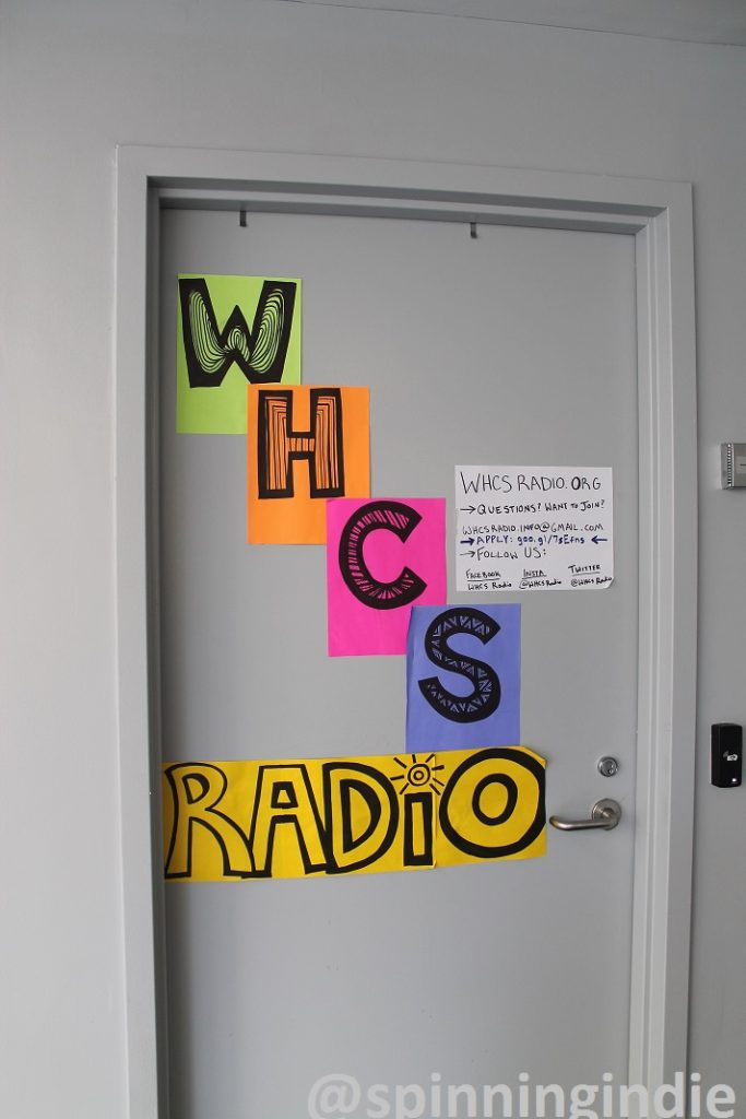 Entrance to WHCS Radio. Photo: J. Waits