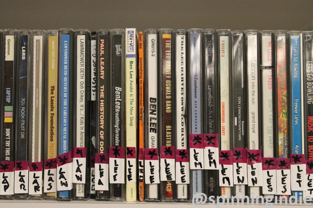 CDs at WPRB. Photo: J. Waits