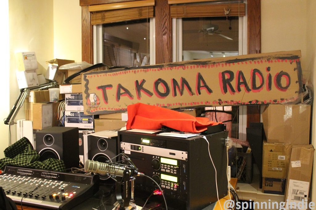 Takoma Radio's temporary headquarters in February, 2016. Photo: J. Waits