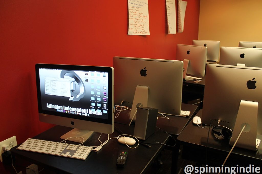 Classroom at Arlington Independent Media. Photo: J. Waits