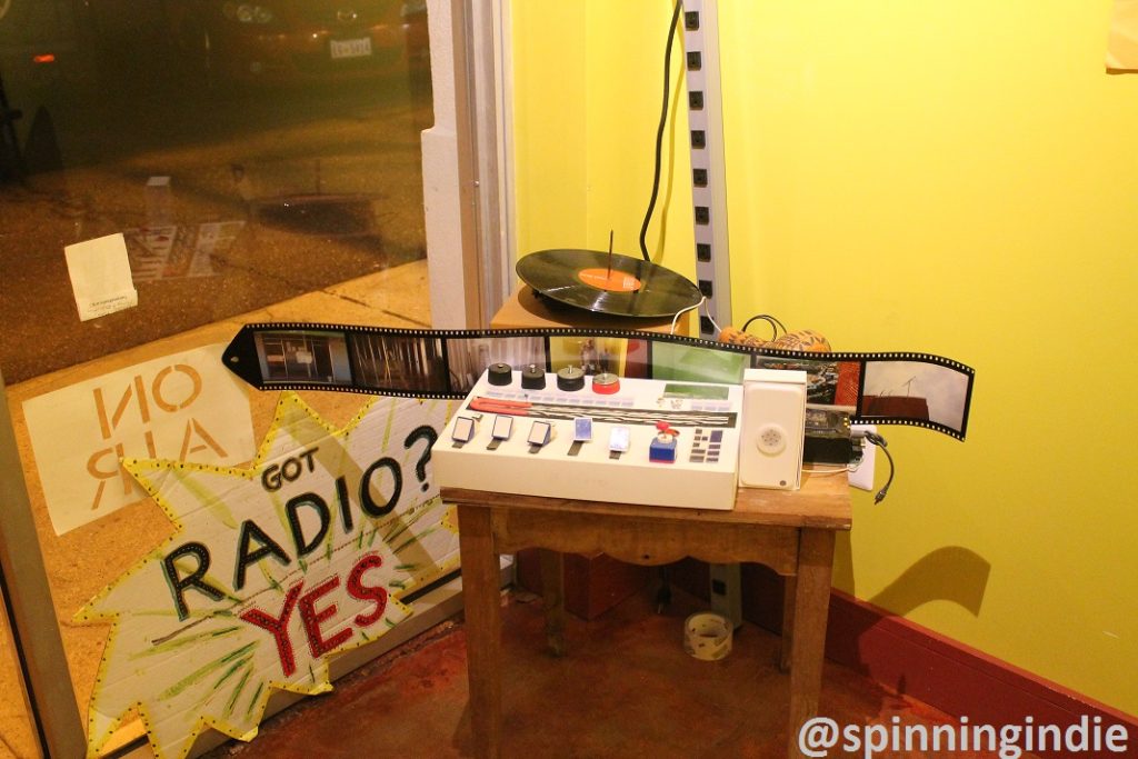 Inside the Takoma Radio studio in February, 2016. Photo: J. Waits