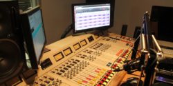 college radio station Met Radio's studio. Photo: J. Waits