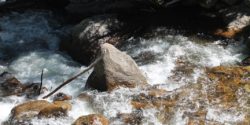 Listening to our environment. Rocky Mountain National Park waterfall photo by J. Waits