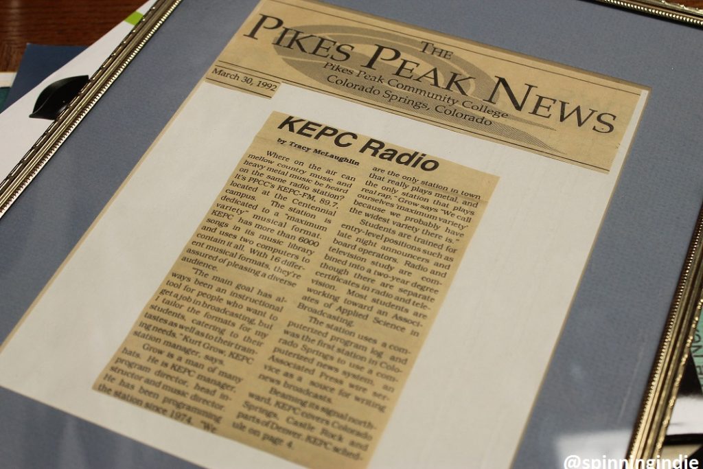 1992 Pikes Peak News article about KEPC. Photo: J. Waits