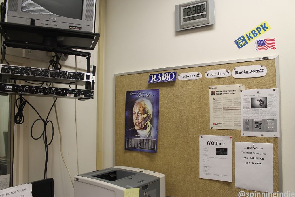 Jobs board at KBPK. Photo: J. Waits