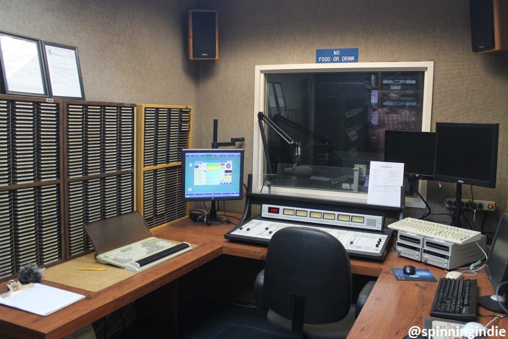 KBPK on-air studio. Photo: J. Waits
