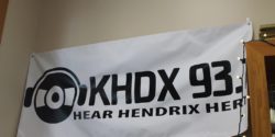 College radio station's KHDX's banner. Photo: J. Waits