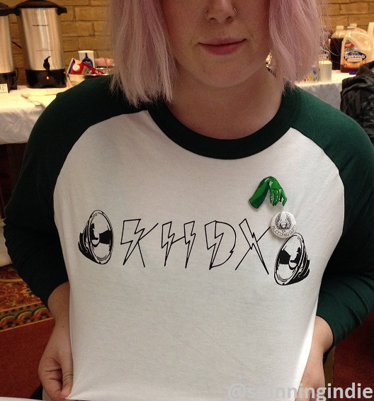 KHDX t-shirt spotted at GRC conference. Photo: J. Waits