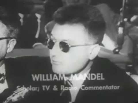 William Mandel at the San Francisco HUAC hearing