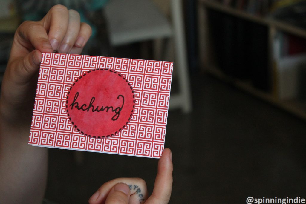 KCHUNG card. Photo: J. Waits